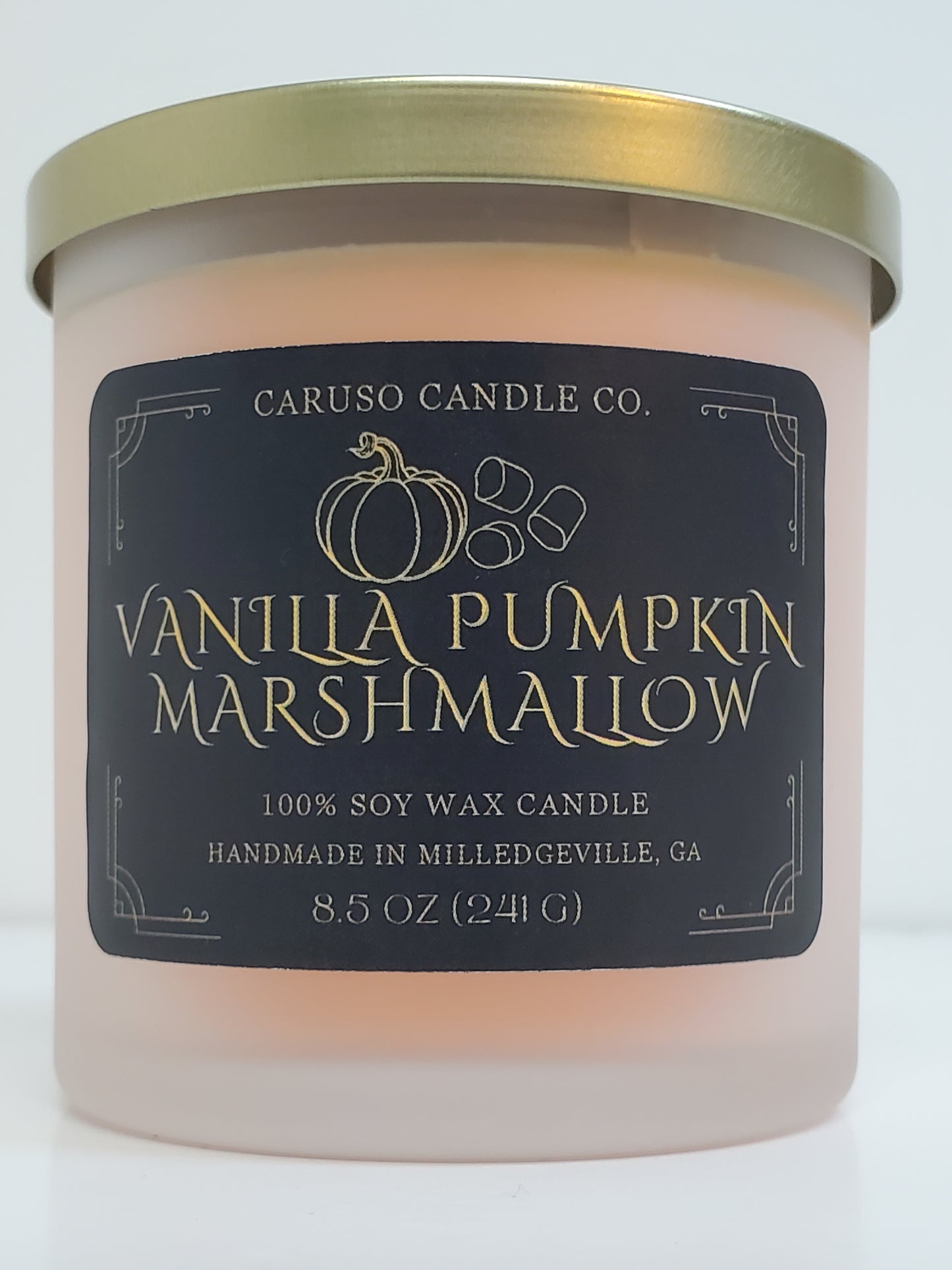 Vanilla Pumpkin Marshmallow Candle - 8.5 oz