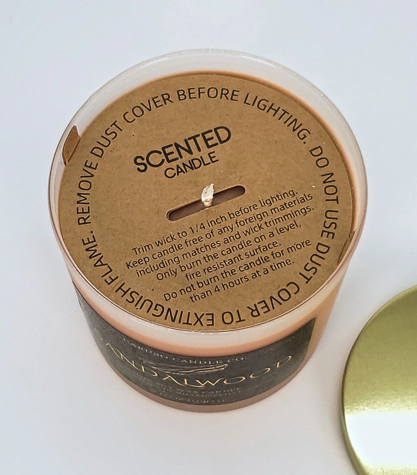 Sandalwood Soy Candle | Hand-Poured Luxury Fragrance | 8.5 oz