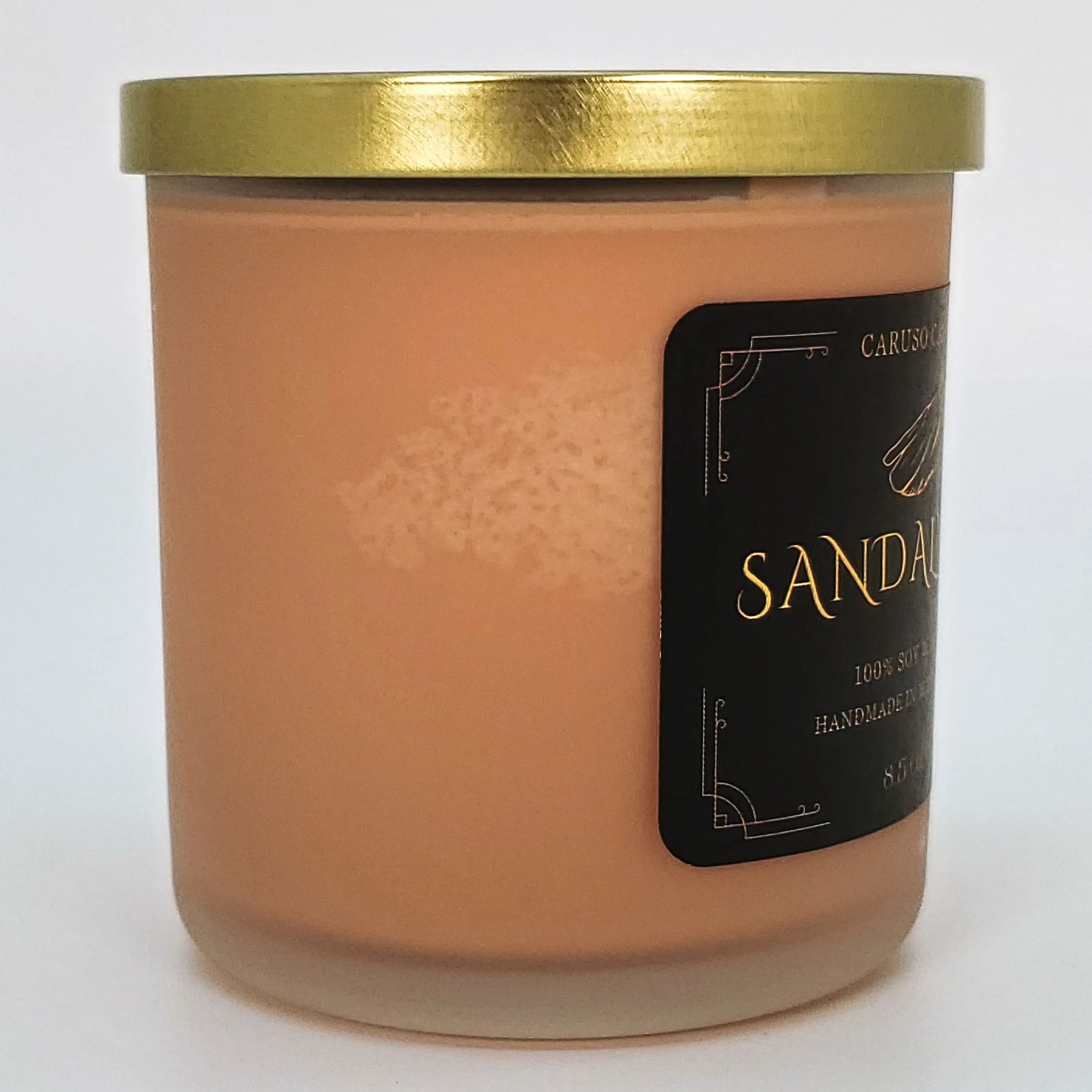 Sandalwood Soy Candle | Hand-Poured Luxury Fragrance | 8.5 oz