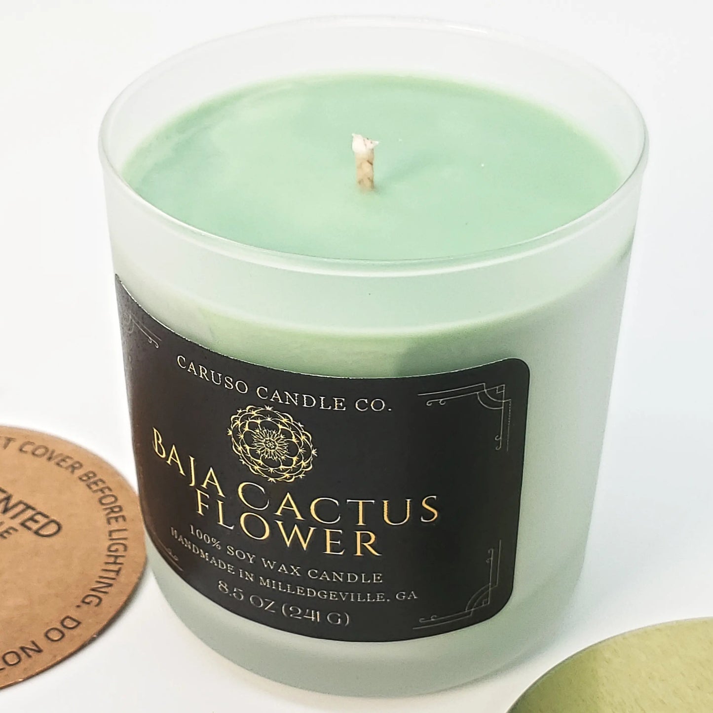 Baja Cactus Flower Soy Candle | Desert Bloom Fragrance | 8.5 oz