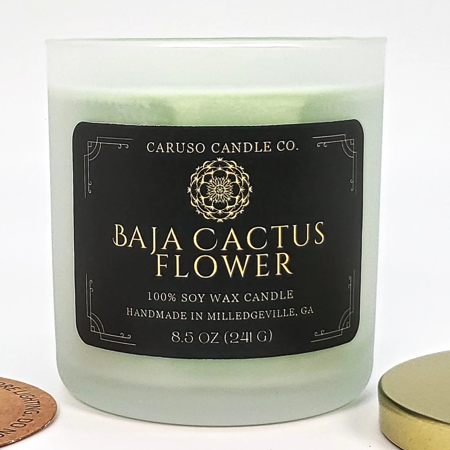 Baja Cactus Flower Soy Candle | Desert Bloom Fragrance | 8.5 oz