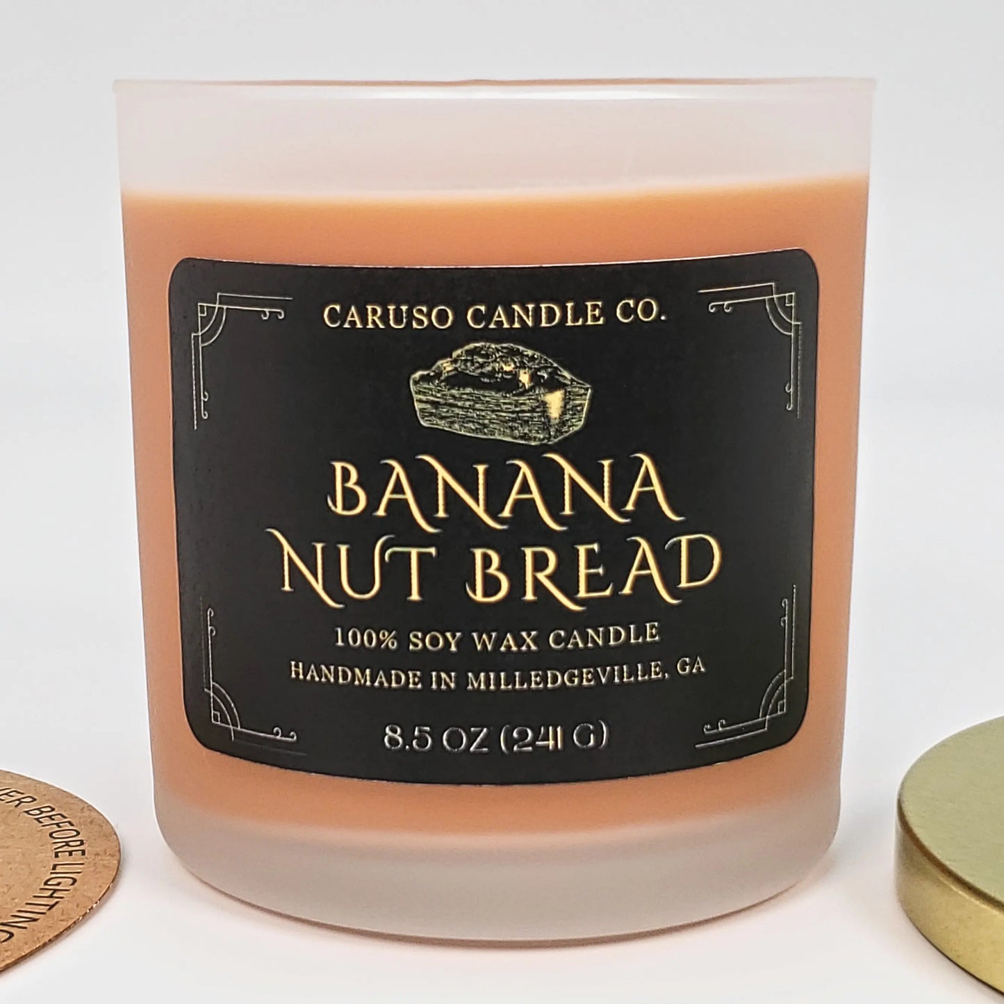 Banana Nut Bread Soy Candle | Fresh-Baked Comfort | 8.5 oz
