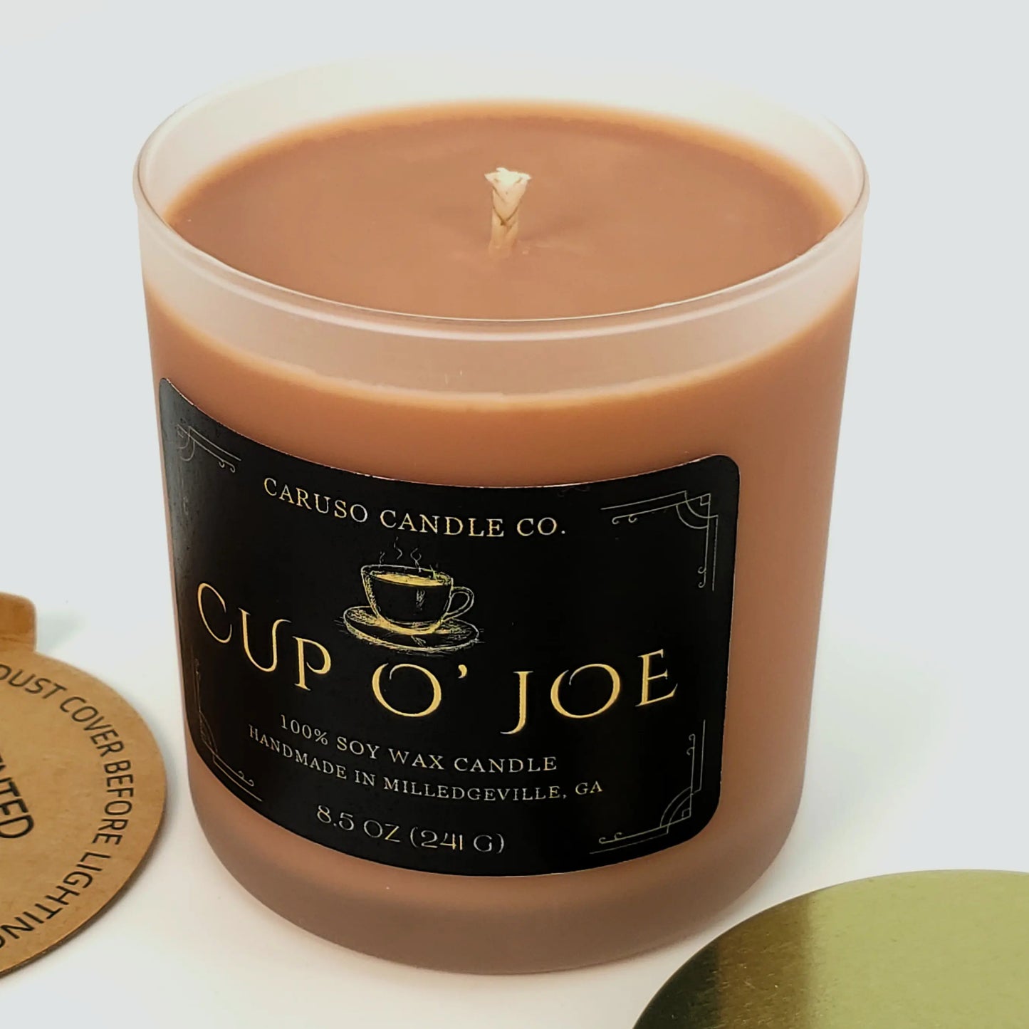 Cup O' Joe Soy Candle | Sweet Caramel Latte | 8.5 oz