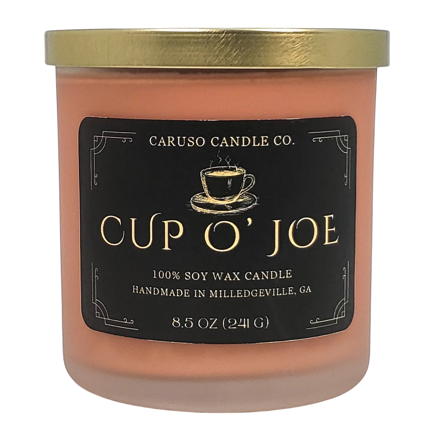 Cup O' Joe Soy Candle | Sweet Caramel Latte | 8.5 oz