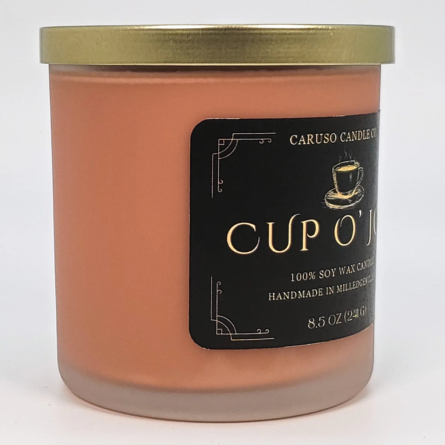 Cup O' Joe Soy Candle | Sweet Caramel Latte | 8.5 oz