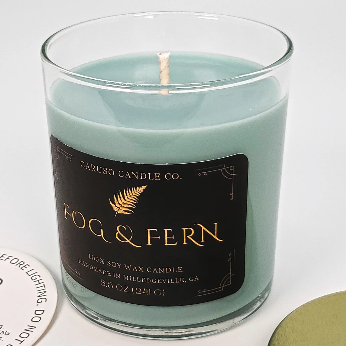 Fog & Fern Soy Candle | Misty Garden Fragrance | 8.5 oz