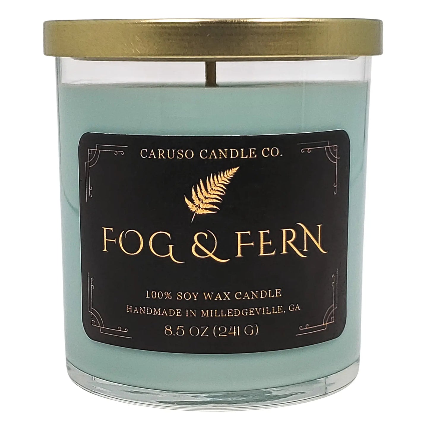 Fog & Fern Soy Candle | Misty Garden Fragrance | 8.5 oz