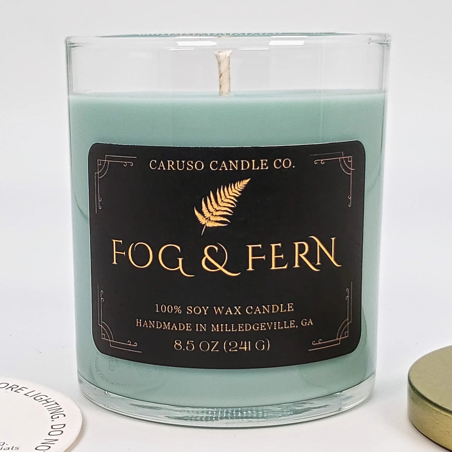 Fog & Fern Soy Candle | Misty Garden Fragrance | 8.5 oz