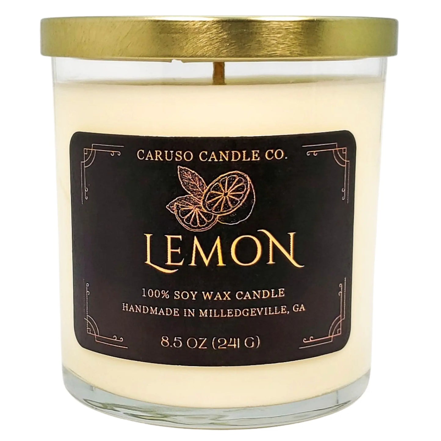 Lemon Soy Candle | Pure Citrus Fragrance | 8.5 oz
