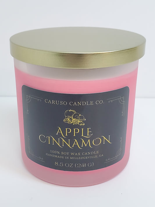 Apple Cinnamon Soy Candle | Classic Spiced Comfort | 8.5 oz