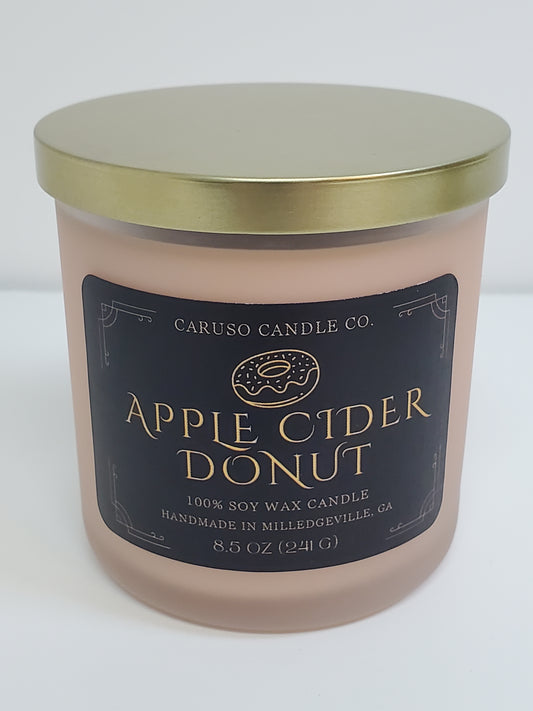 Apple Cider Donut Soy Candle | Freshly Baked Fall Fragrance | 8.5 oz