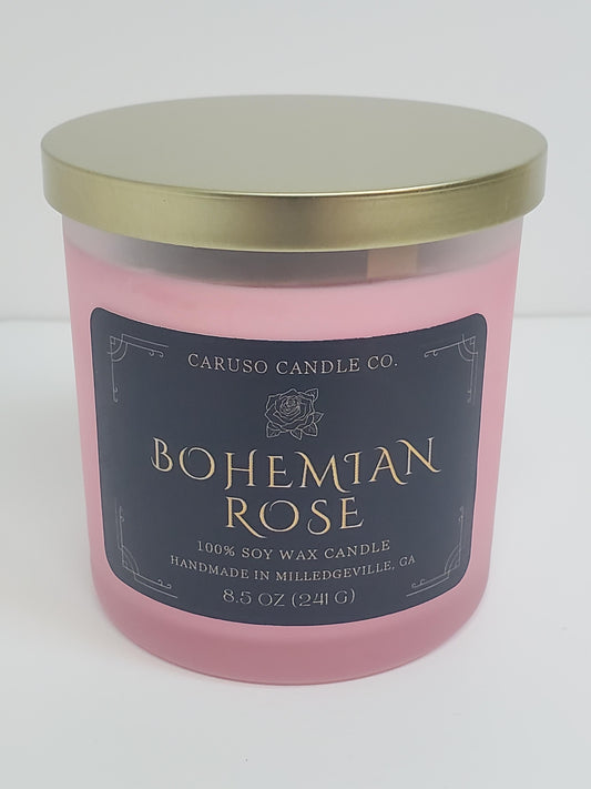 Bohemian Rose Candle - 8.5 oz