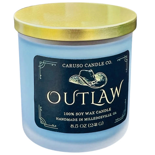 Outlaw Soy Candle | Bold & Refined Fragrance | 8.5 oz